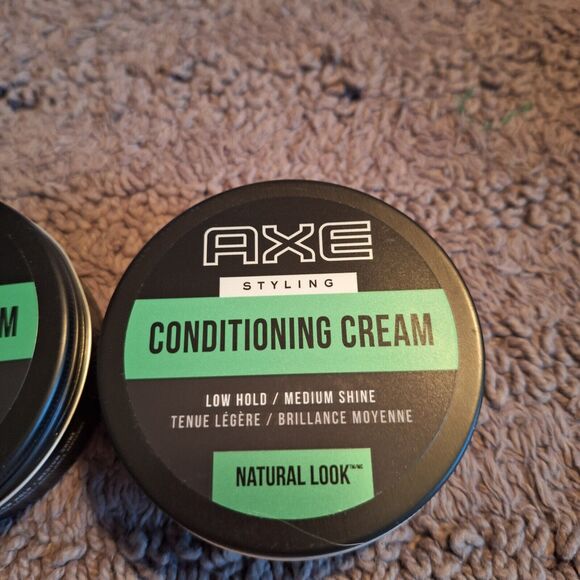 2 PACK‎ AXE Styling Hair Conditioning Cream Natural Look Low Hold Medium Shine - Picture 3 of 8